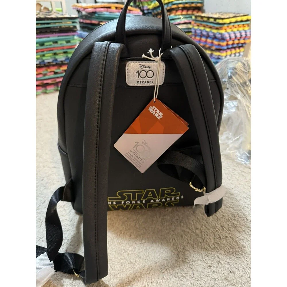 NEW 2023 Disney Parks Star Wars The Force Awakens Loungefly Backpack Disney100
